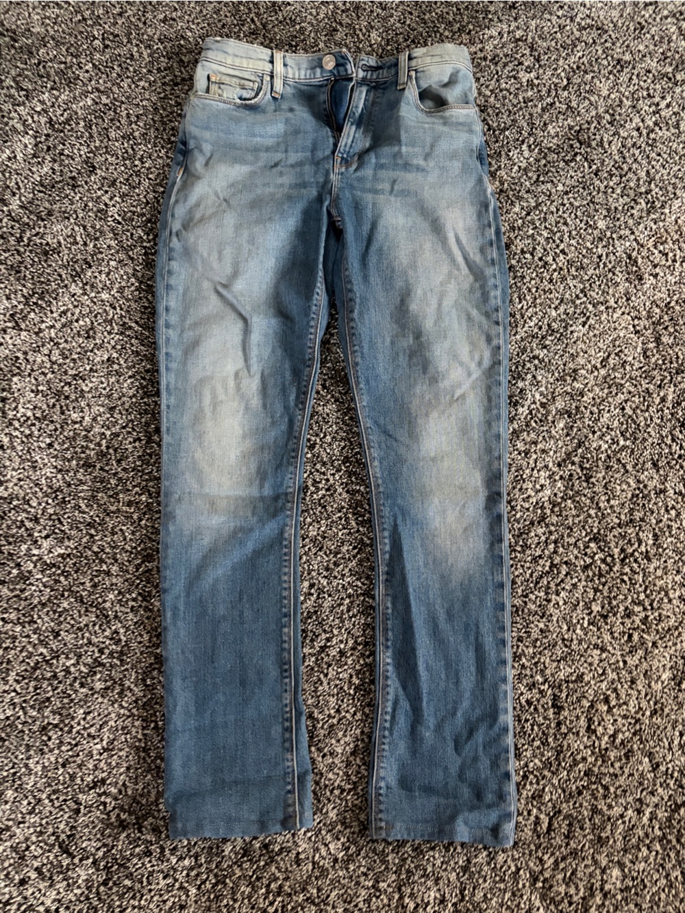 Hudson woman’s Holly Straight Blue Denim Jeans